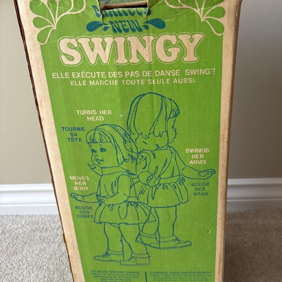 1960's Mattel Swingy Doll, Original Box, Tested - Picture 6 of 8